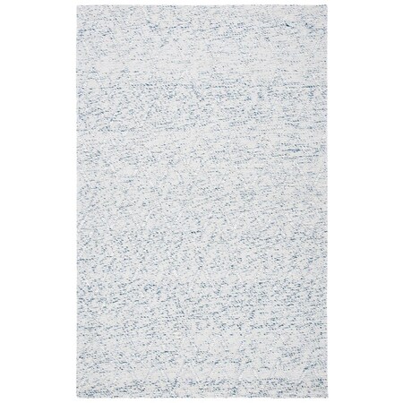 Safavieh 5 x 8 ft. Marbella Hand Knotted Rectangle Area Rug Blue & Ivory MRB302M-5
